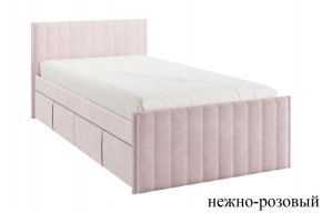 ТВИКС Кровать с ящиками 900 (нежно-розовый) в Магнитогорске - magnitogorsk.ok-mebel.com | фото