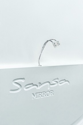 Зеркало Gia 75 white с подсветкой Sansa (SGa1044Z) в Магнитогорске - magnitogorsk.ok-mebel.com | фото 5